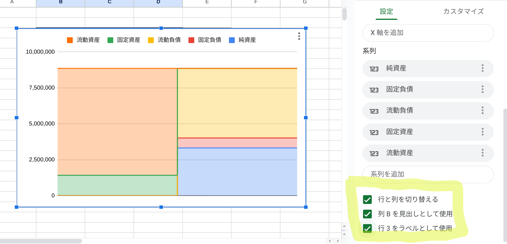 貸借対照表の作り方